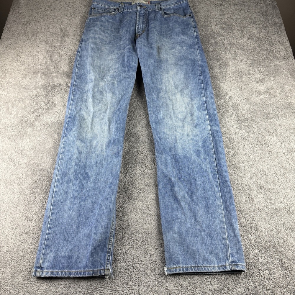 Levis 559 Relaxed‎ Straight Fit Jeans Mens 34x34 Blue Medium Wash Mid Rise